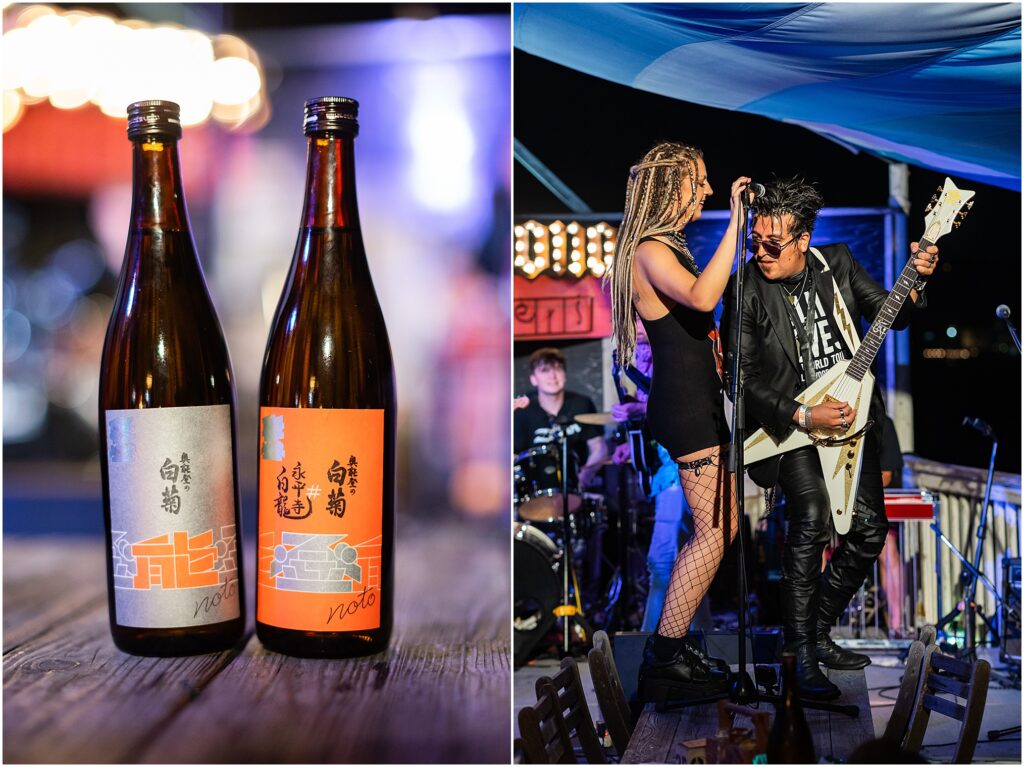 The Support Sake Tour! American rock band, The Falling Doves, traveled around Japan to perform their music and help bring some awareness to the diminishing Japanese sake industry by bridging music and culture. - SURFERS, Zushi Beach