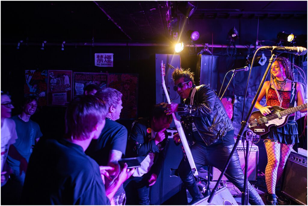 The Support Sake Tour! American rock band, The Falling Doves, traveled around Japan to perform their music and help bring some awareness to the diminishing Japanese sake industry by bridging music and culture. - SHIBUYA, TOKYO - Club Heavy Sick.