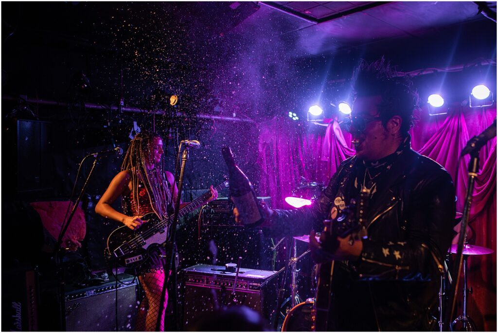 The Support Sake Tour! American rock band, The Falling Doves, traveled around Japan to perform their music and help bring some awareness to the diminishing Japanese sake industry by bridging music and culture. - SHIBUYA, TOKYO - Club Heavy Sick.