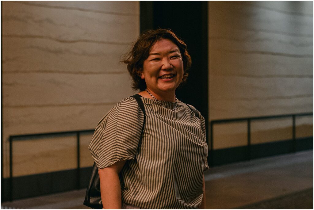 The Support Sake Tour! American rock band, The Falling Doves, traveled around Japan to perform their music and help bring some awareness to the diminishing Japanese sake industry by bridging music and culture. - Seiko Kinshichi of Matsunami Shuzo.