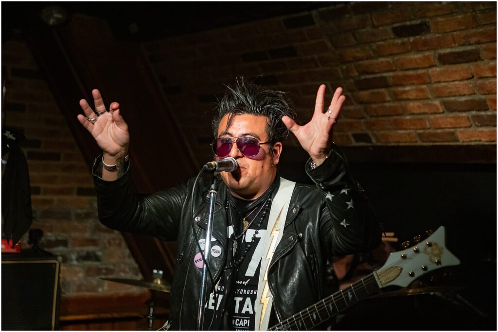 The Support Sake Tour! American rock band, The Falling Doves, traveled around Japan to perform their music and help bring some awareness to the diminishing Japanese sake industry by bridging music and culture. - Shibuya, Tokyo - Ruby Room.