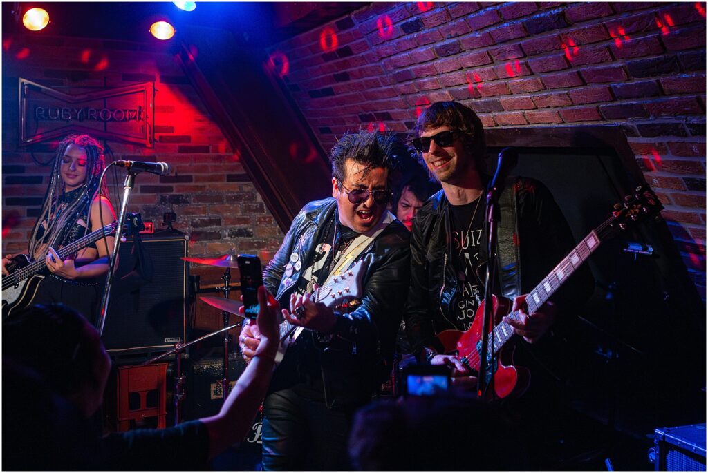 The Support Sake Tour! American rock band, The Falling Doves, traveled around Japan to perform their music and help bring some awareness to the diminishing Japanese sake industry by bridging music and culture. - Shibuya, Tokyo - Ruby Room.