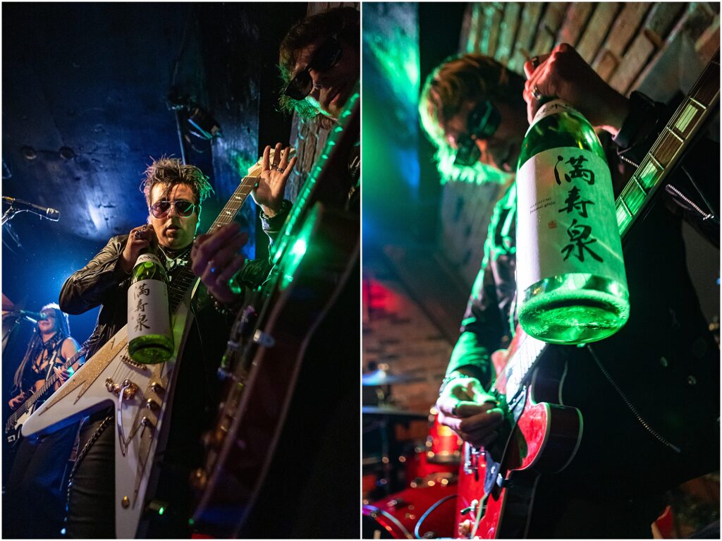 The Support Sake Tour! American rock band, The Falling Doves, traveled around Japan to perform their music and help bring some awareness to the diminishing Japanese sake industry by bridging music and culture. - Shibuya, Tokyo - Ruby Room.