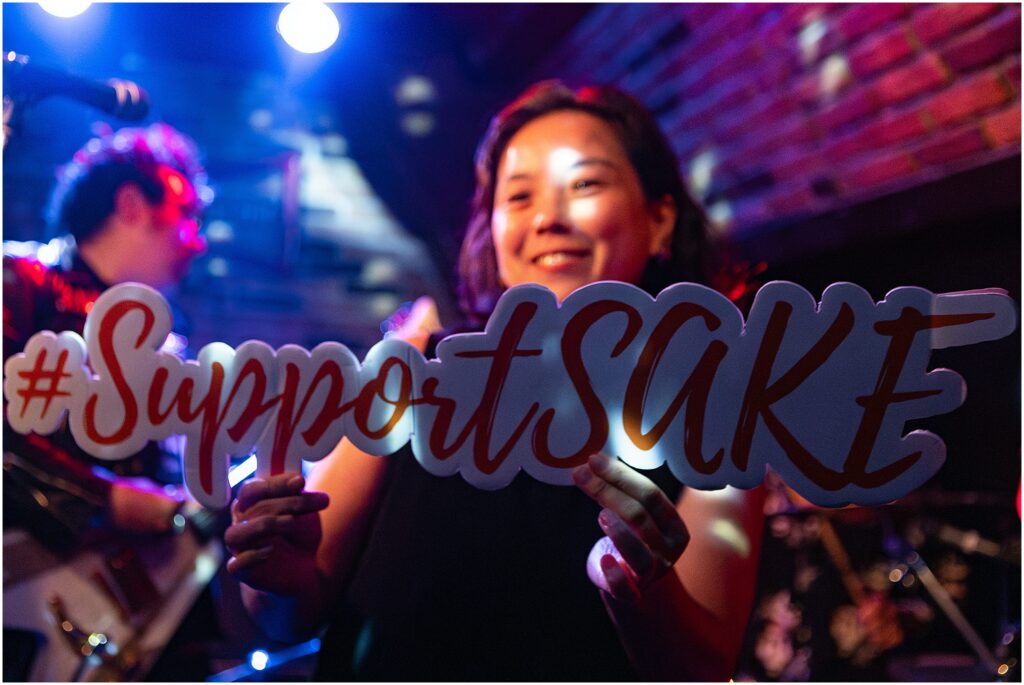 The Support Sake Tour! American rock band, The Falling Doves, traveled around Japan to perform their music and help bring some awareness to the diminishing Japanese sake industry by bridging music and culture. - Shibuya, Tokyo - Ruby Room.